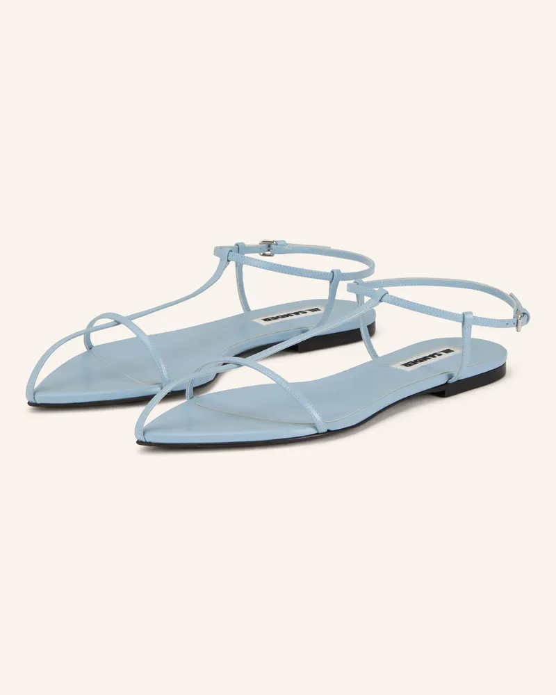 Jil Sander Sandalen blau Hellblau