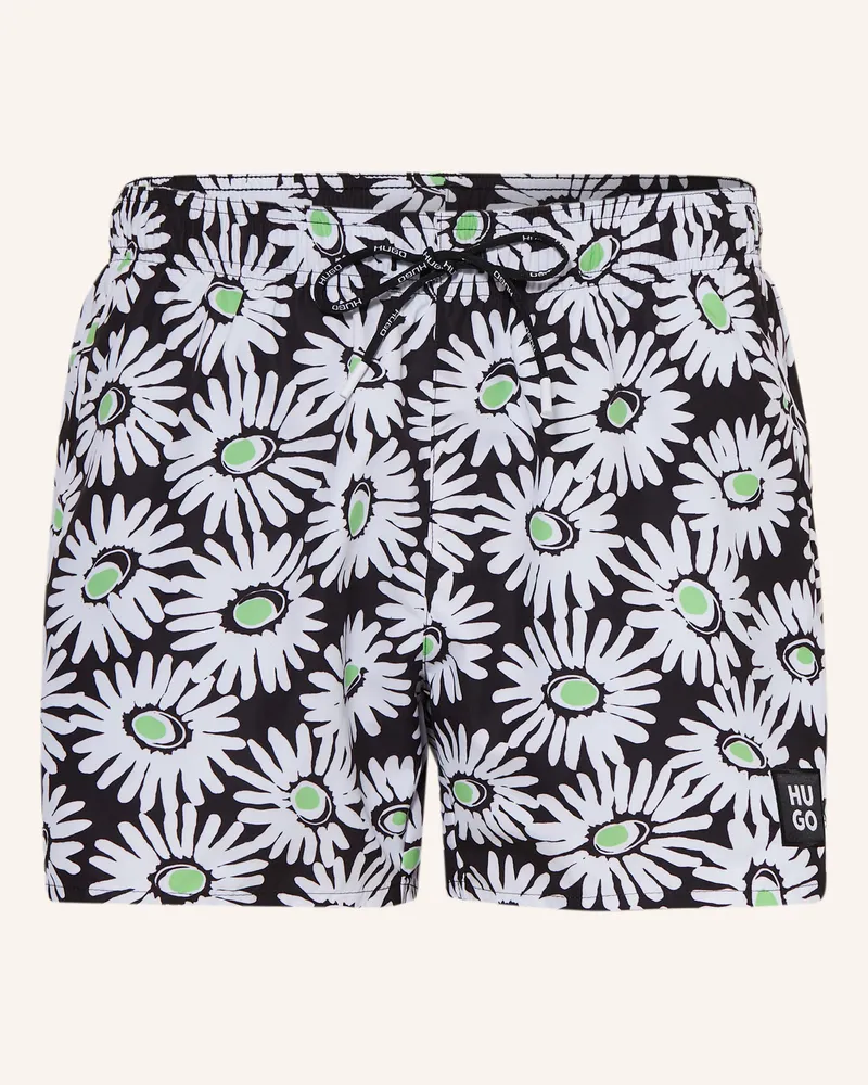 HUGO BOSS Badeshorts DAISE Schwarz