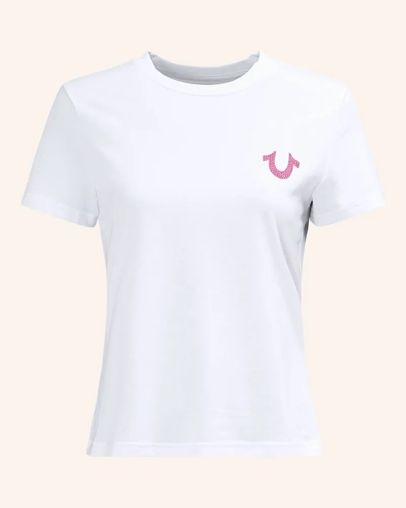 True Religion T-Shirt Crystal weiss Weiss