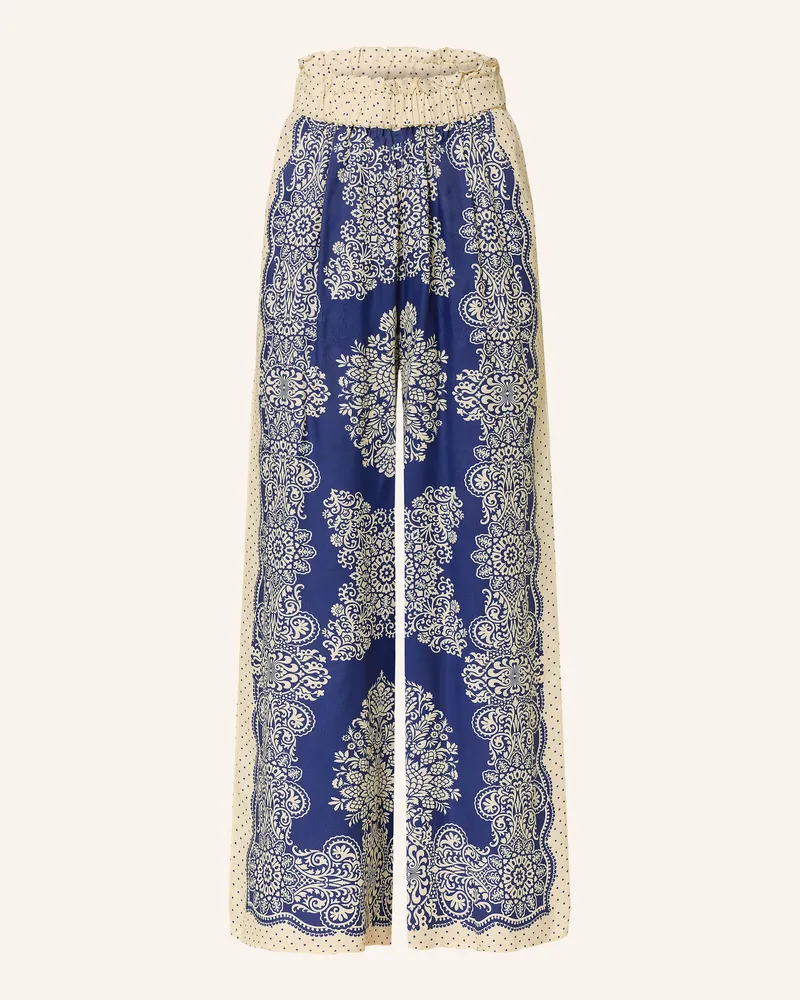 Claudie Pierlot Marlenehose Dunkelblau