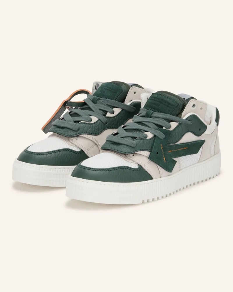 OFF-WHITE Sneaker Floating Arrow 3.0 beige Dunkelgrün
