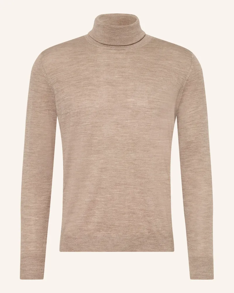 Strokesman's Rollkragenpullover Aus Merinowolle beige Beige