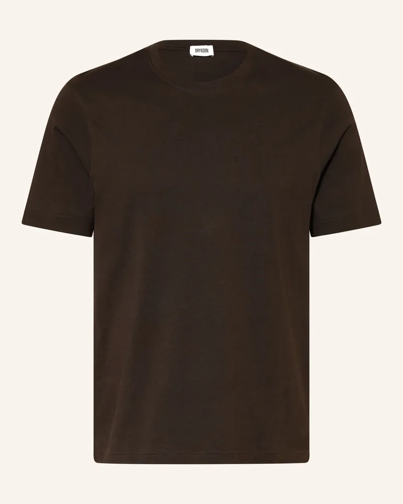 Drykorn T-Shirt Raphael braun Dunkelbraun