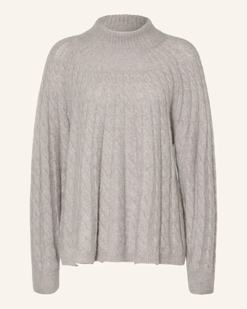 hemisphere Pullover Mit Cashmere grau Hellgrau