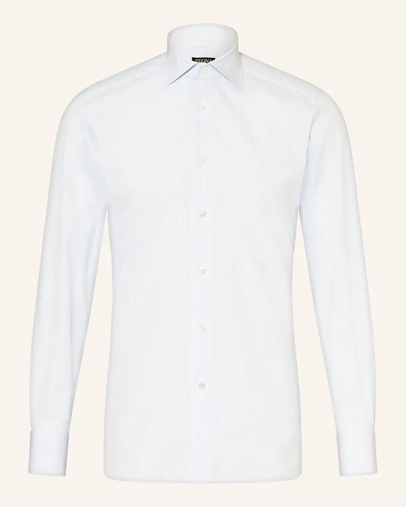 Ermenegildo Zegna Hemd TROFEO Slim Fit Hellblau