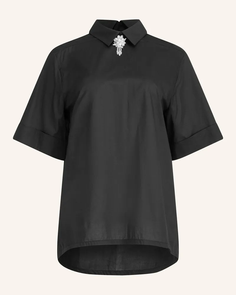 Helene Galwas Bluse aus Baumwolle FAYRE Schwarz