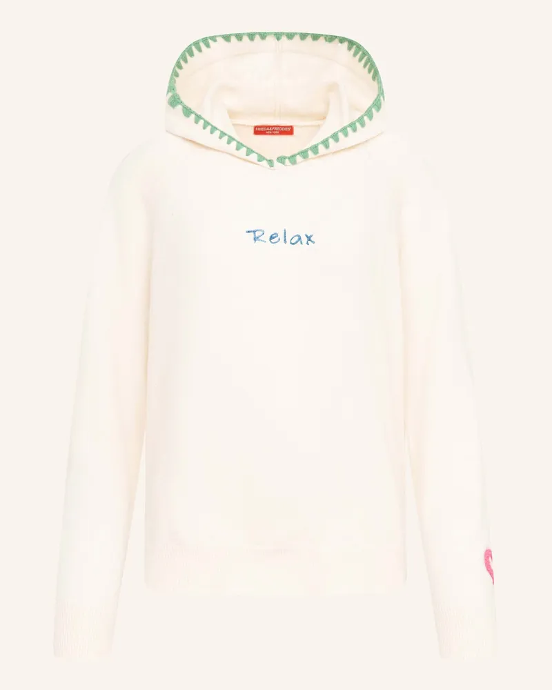 Frieda & Freddies Kapuzenpullover weiss Beige