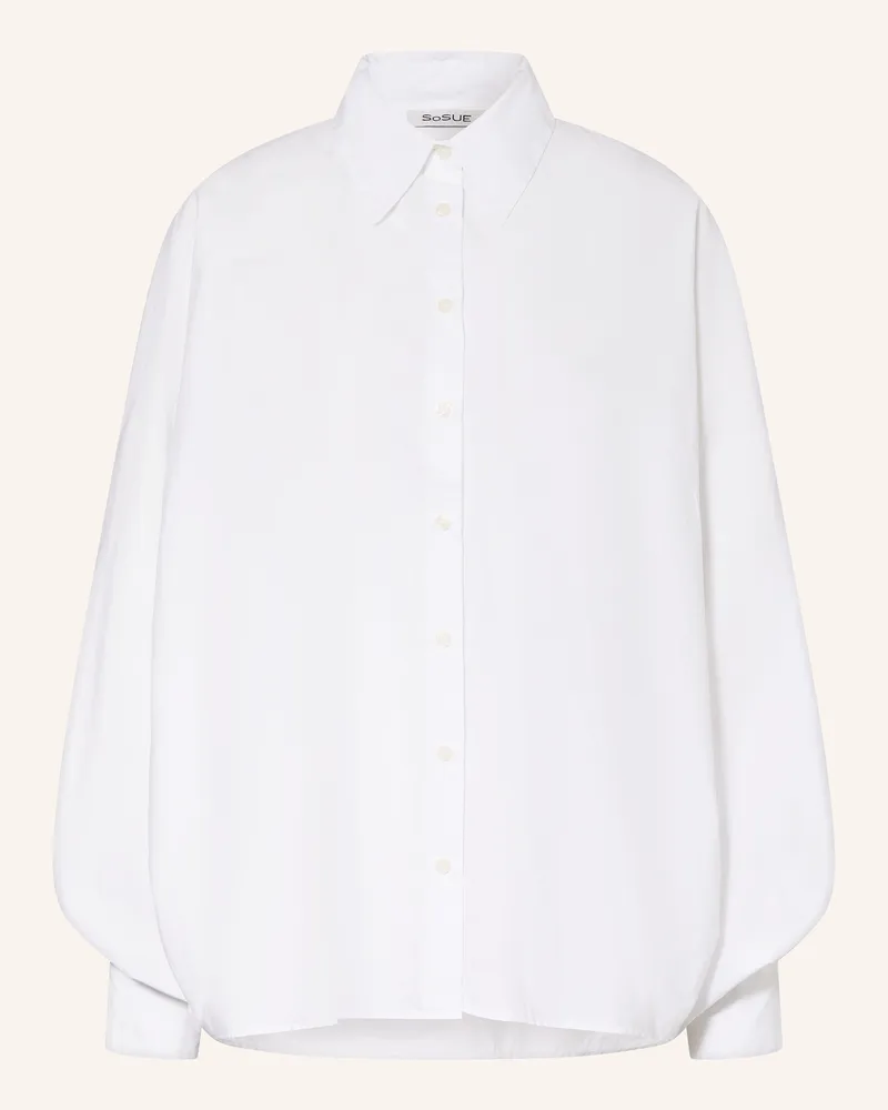 SoSUE Oversized-Hemdbluse ANTONIA Weiss