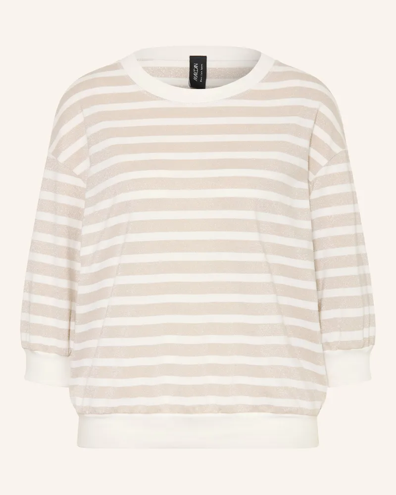 Marc Cain Shirt Mit 3/4-Arm Und Glitzergarn gold 414
