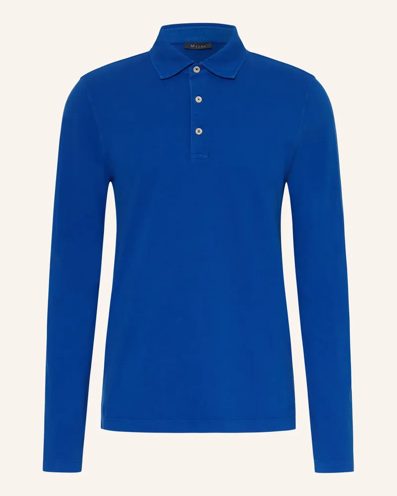 Maerz Piqué-Poloshirt blau Blau