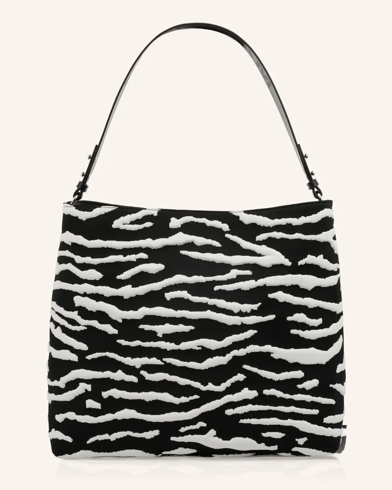 Marc Cain Schultertasche schwarz Weiss