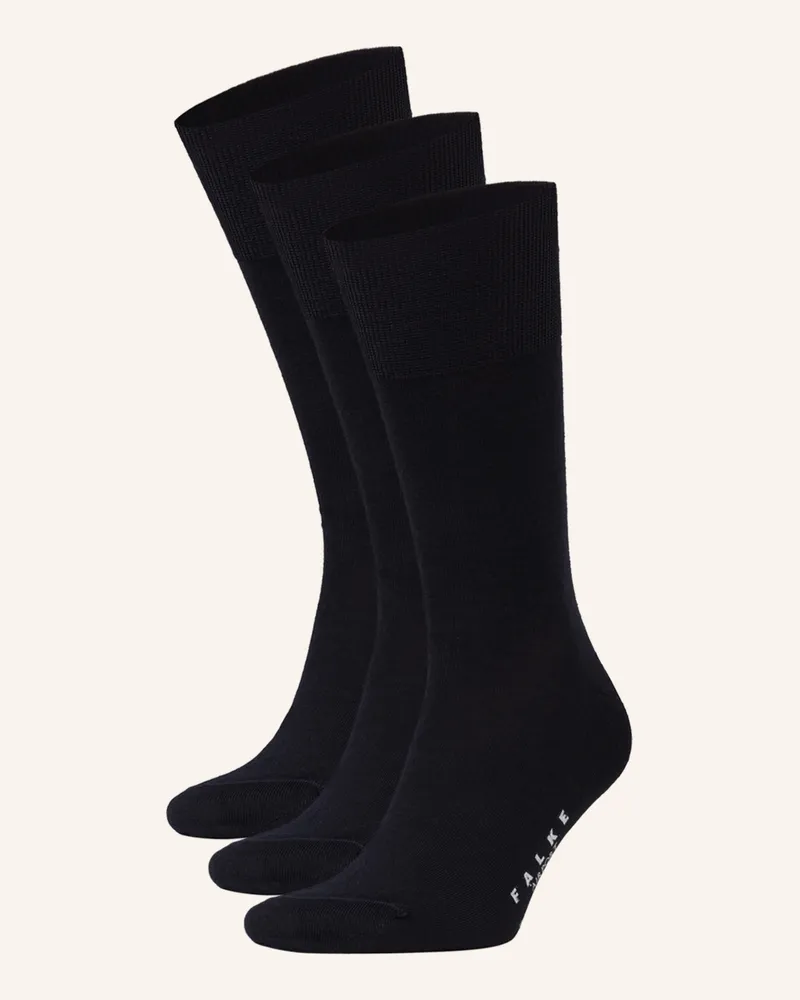 Falke 3er-Pack Socken AIRPORT Dunkelblau