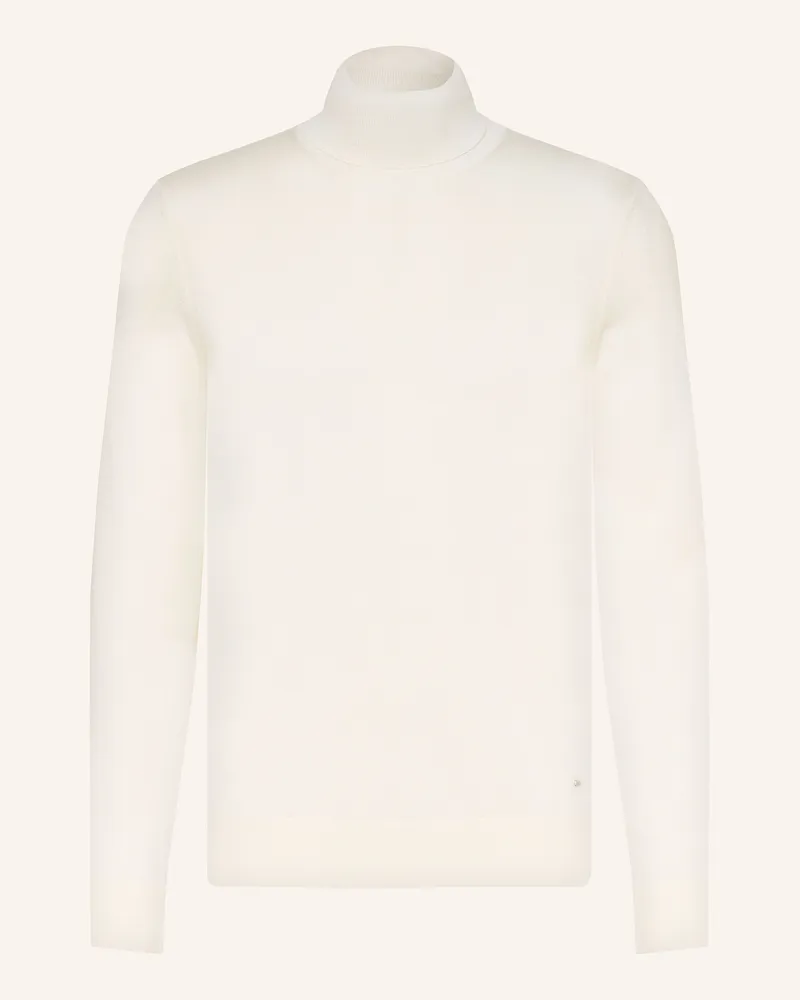 JOOP! Rollkragenpullover Donte Aus Merinowolle weiss Ecru