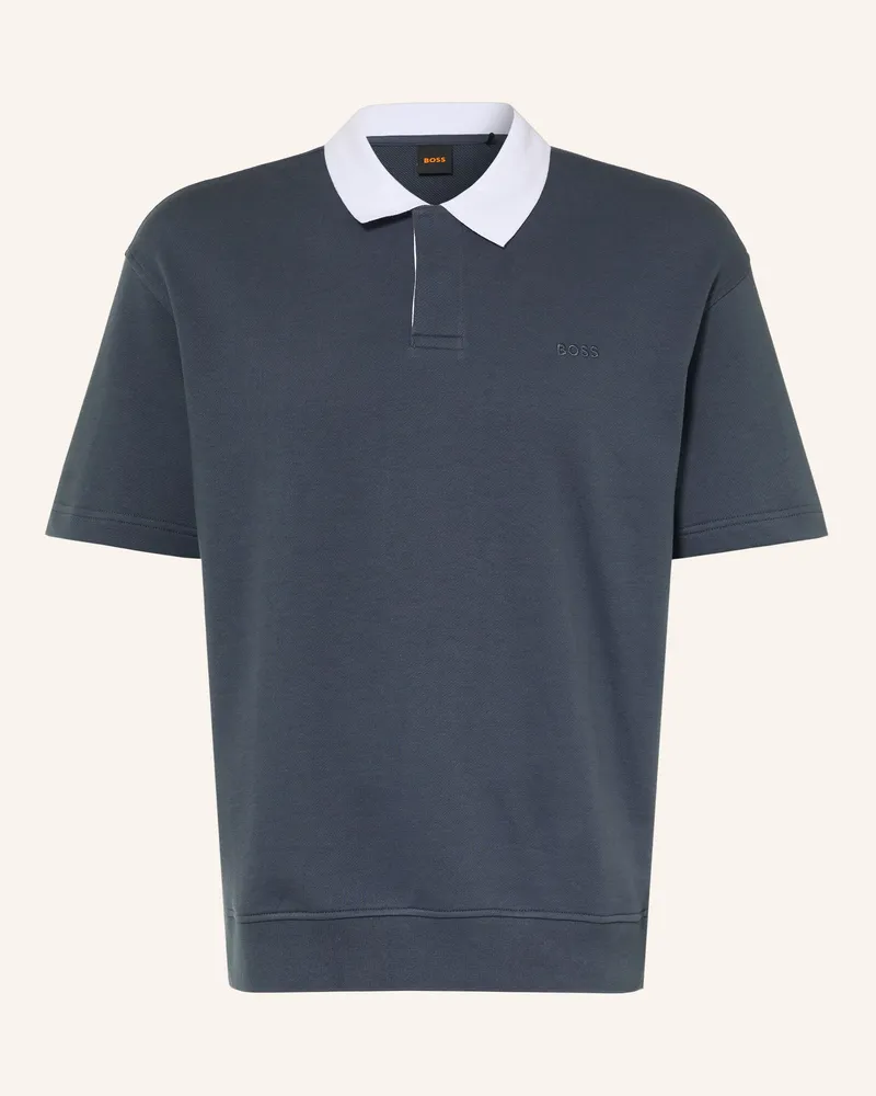 HUGO BOSS Poloshirt blau Dunkelblau