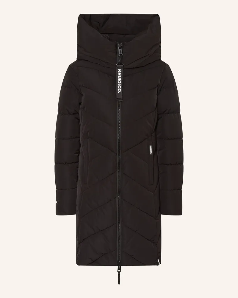 khujo Steppmantel darka2 schwarz Schwarz