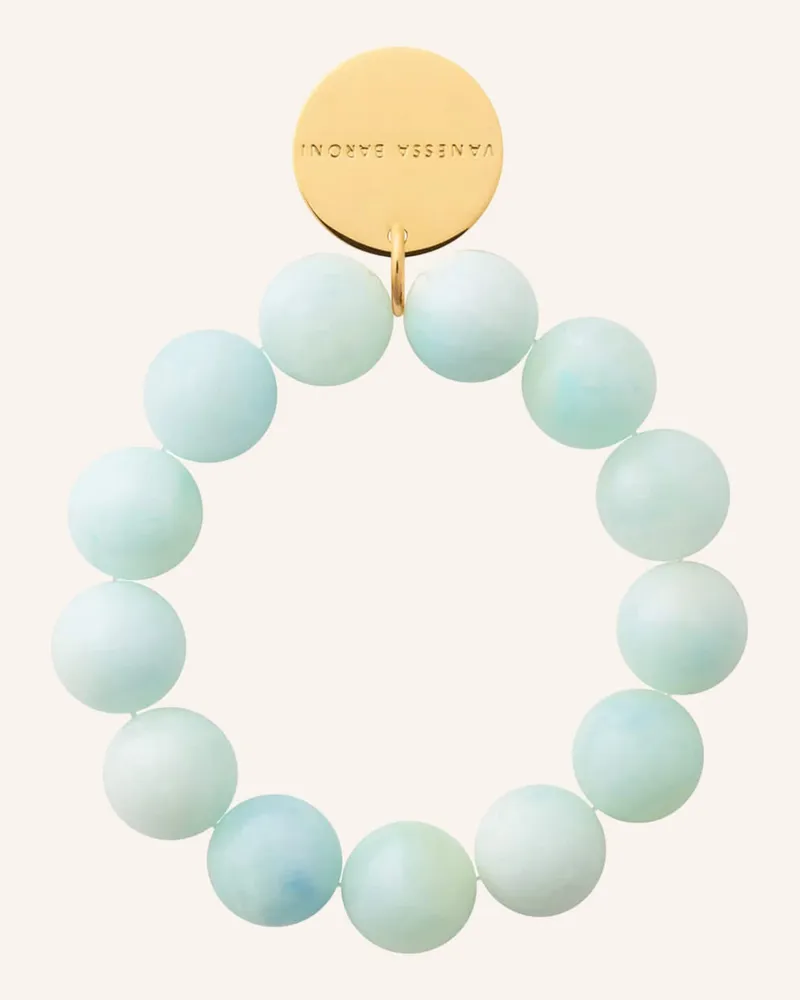 Vanessa Baroni Armband Beads Flex blau Mint