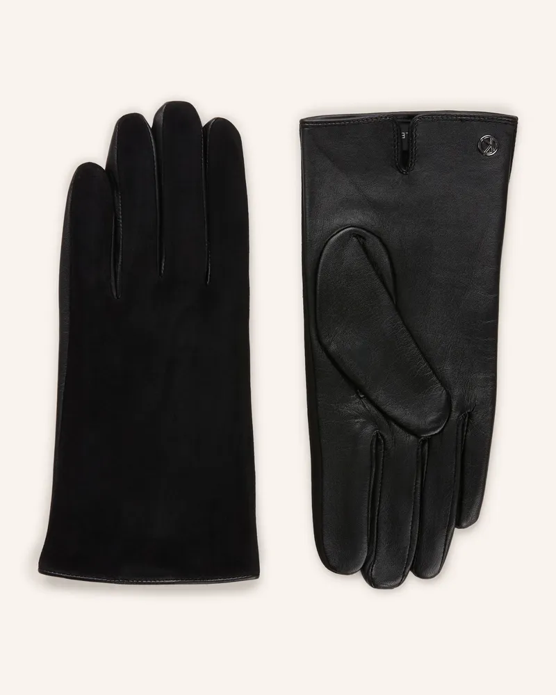 Kessler Lederhandschuhe schwarz Schwarz