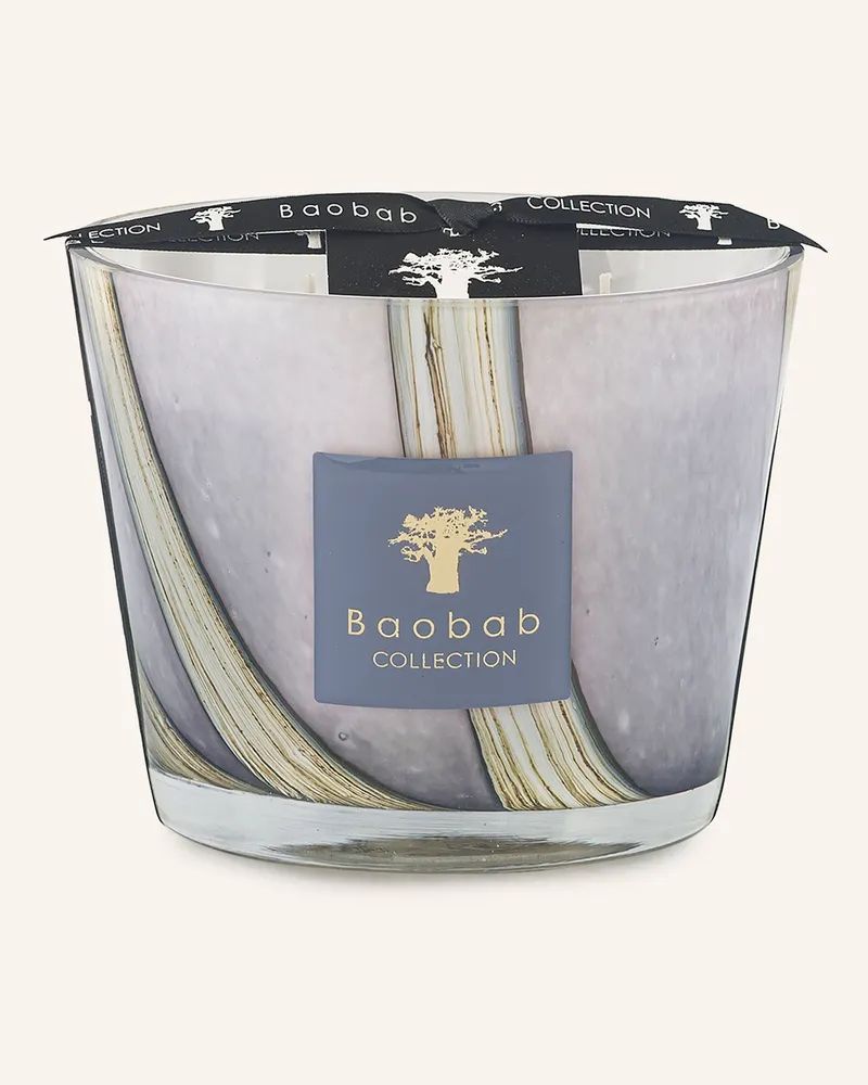 Baobab Collection Duftkerze Broceliande grau Grau