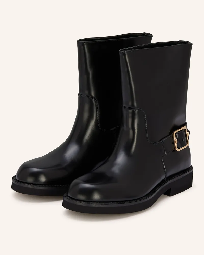 HUGO BOSS Biker Boots ELERI Schwarz