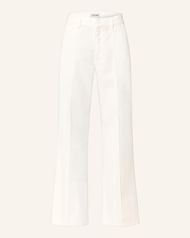 More & More Wide Leg Jeans weiss 0041