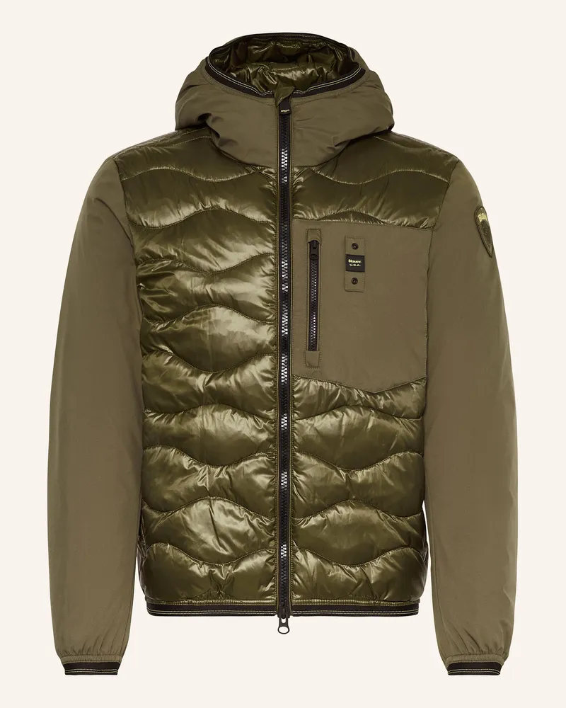 Blauer Steppjacke ALBERT Oliv