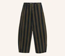 Barrel-Jeans beige