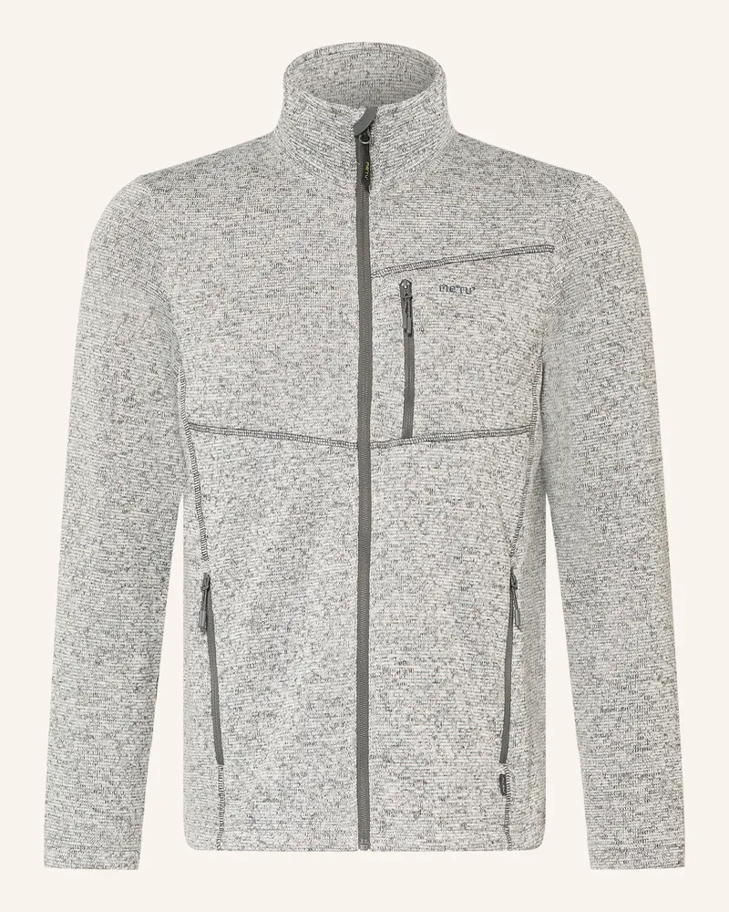 me°ru' Fleecejacke Bergen beige Hellgrau
