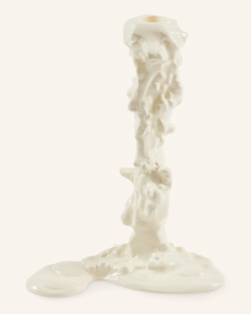 POLSPOTTEN Kerzenhalter DRIP L Weiss