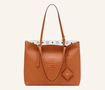 Shopper Himmel Medium Zum Wenden braun