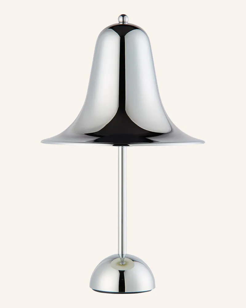 Verpan Tischleuchte Pantop silber Silber
