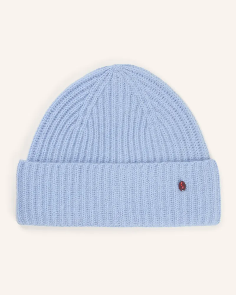 Codello Cashmere-Mütze blau Hellblau