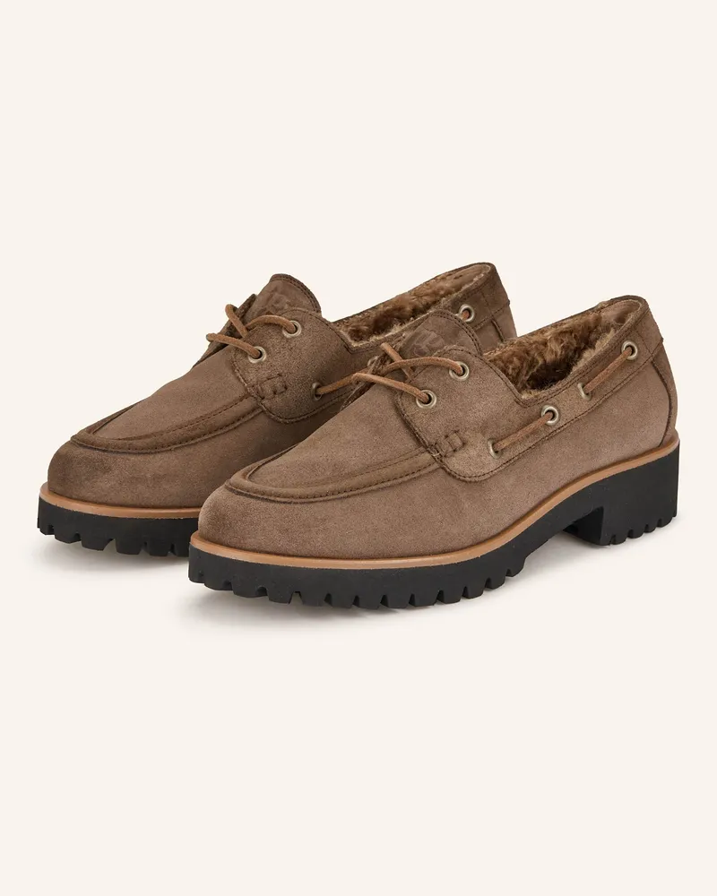 paul green Bootsschuhe EARTH Braun