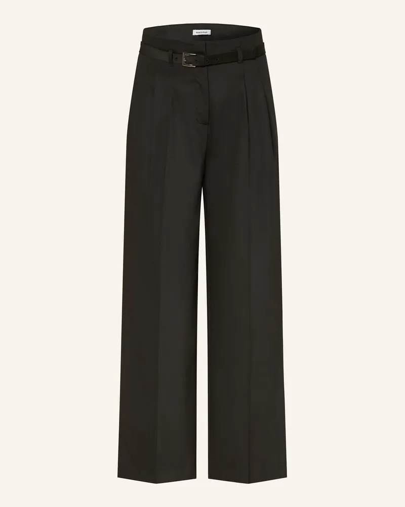 More & More Marlenehose schwarz Schwarz