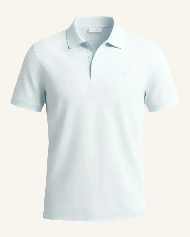 J.Lindeberg Kurzarm‑Polo‑Top blau Blau