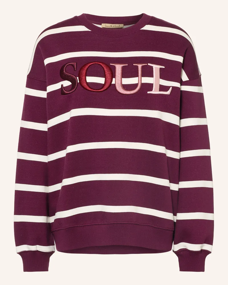 Smith & Soul Oversized-Sweatshirt lila Dunkellila