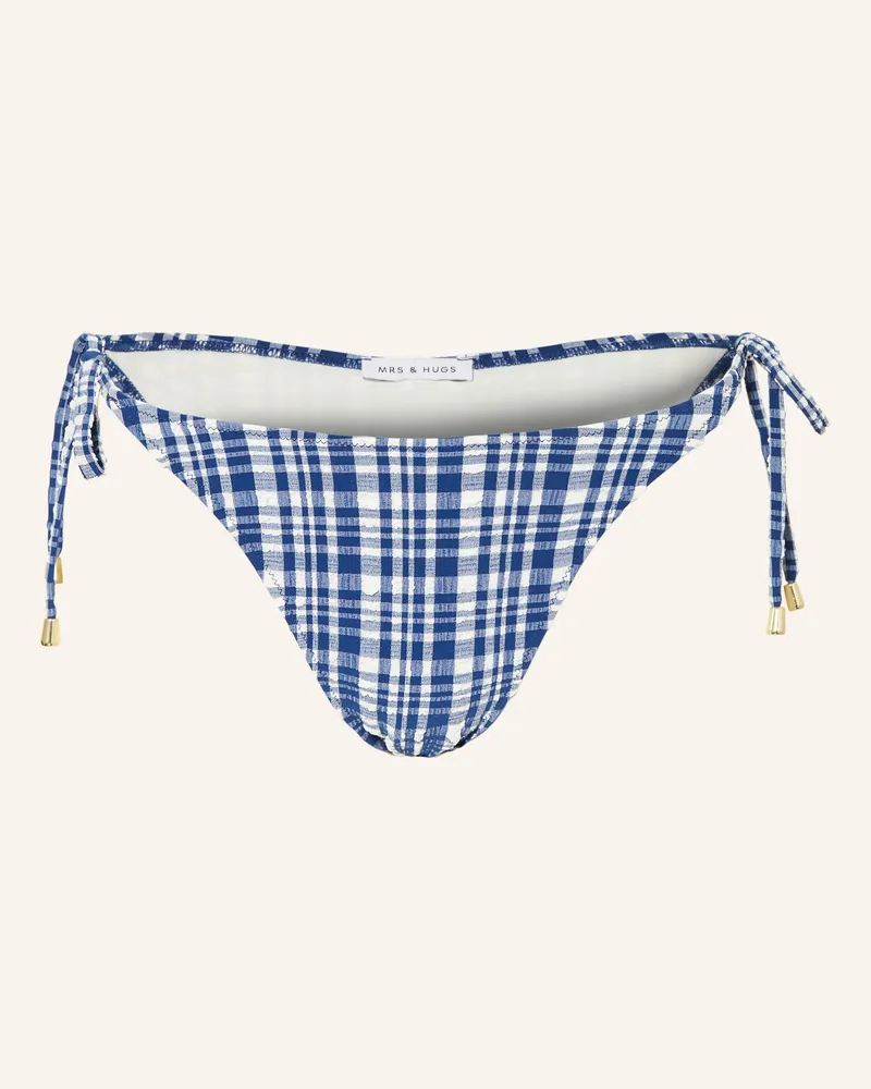 Mrs & HUGS Triangel-Bikini-Hose Blau