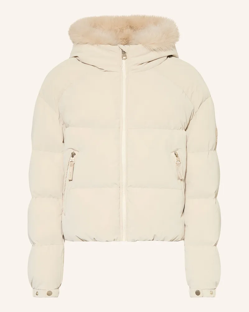 Garcia Jeanswear Steppjacke mit Kunstpelz Nude