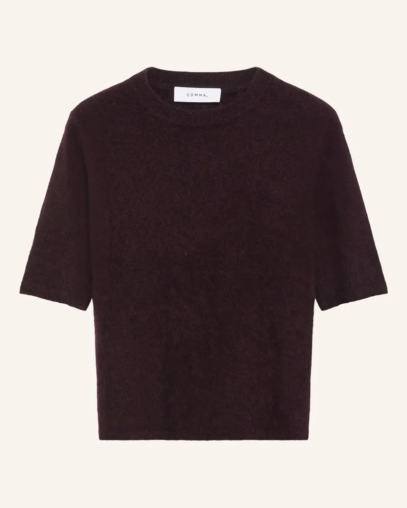 COMMA Strickshirt rot Dunkellila