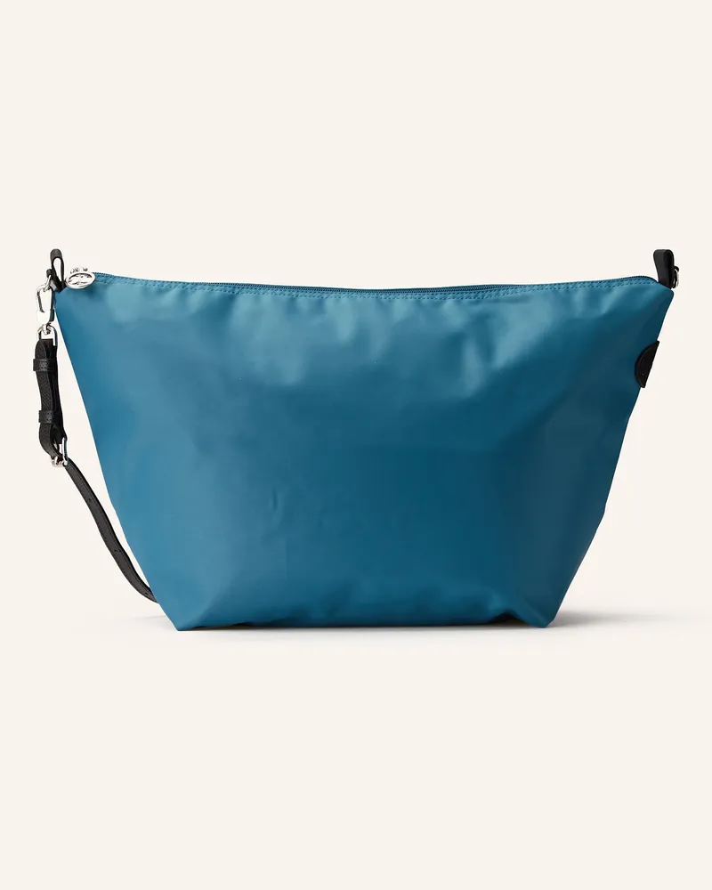 Longchamp Schultertasche Le Slouchy Bolso blau Petrol