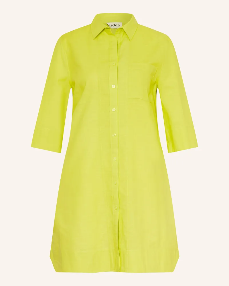 Lidea Strandkleid Mit 3/4-Arm gelb Hellgrün