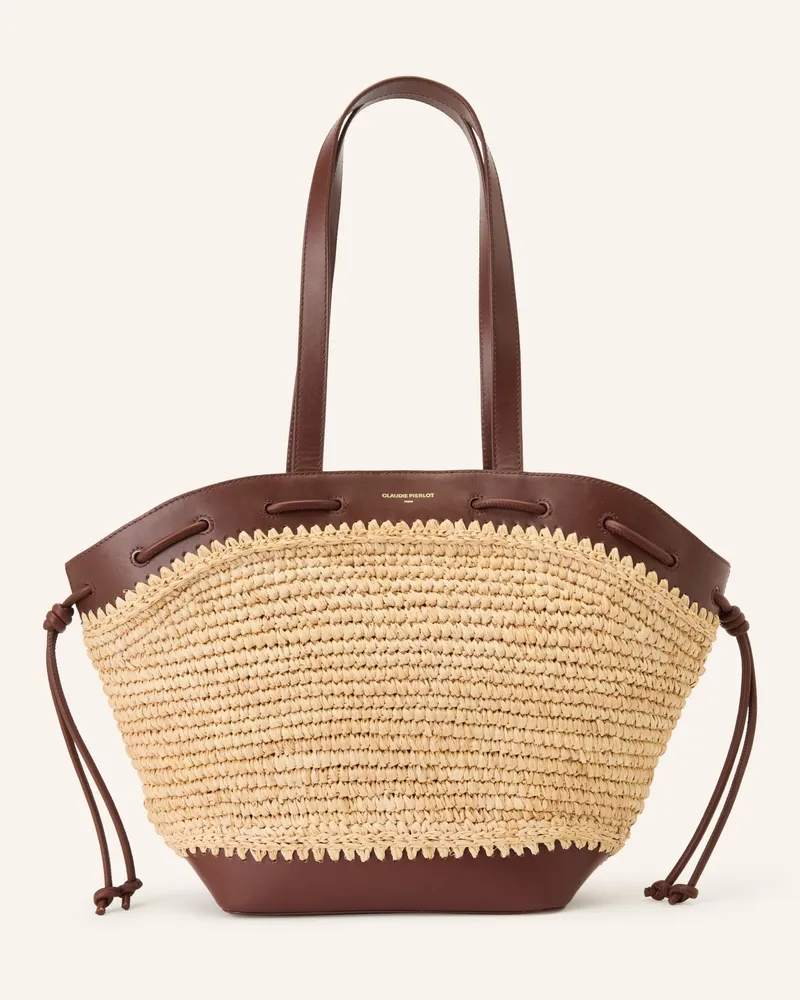 Claudie Pierlot Schultertasche braun Beige
