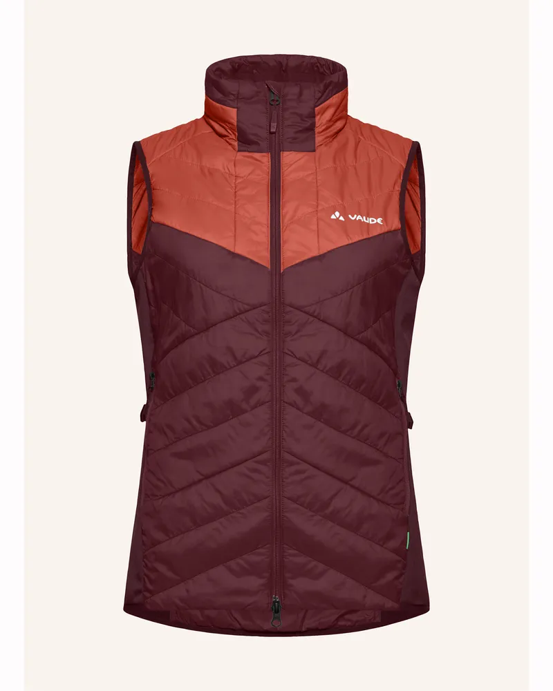 Vaude Hybrid-Steppweste SESVENNA Rot