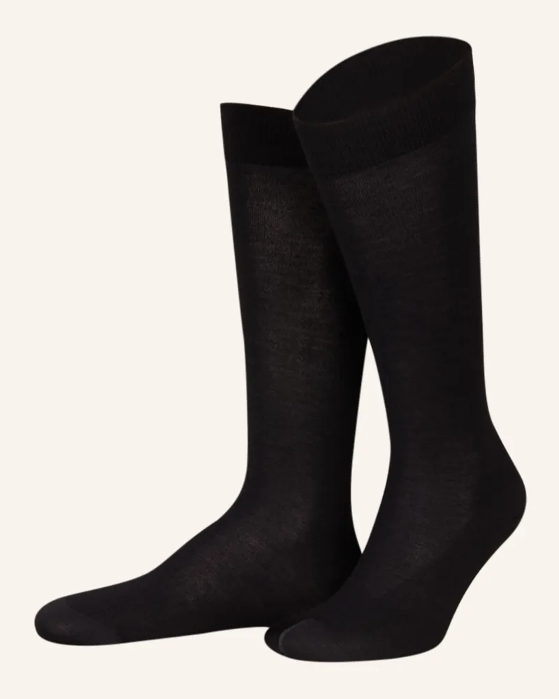 Wolford Feinkniestrümpfe MERINO mit Merinowolle Schwarz