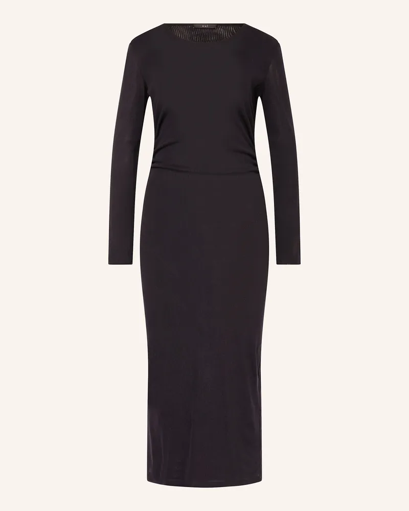 Oui  Mesh-Kleid Schwarz