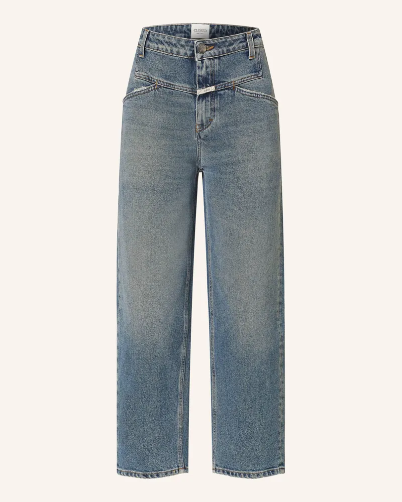 Closed Cropped Jeans Stover-X blau Mbl