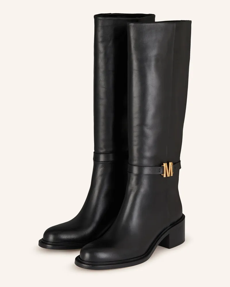 Magnanni Stiefel schwarz Schwarz