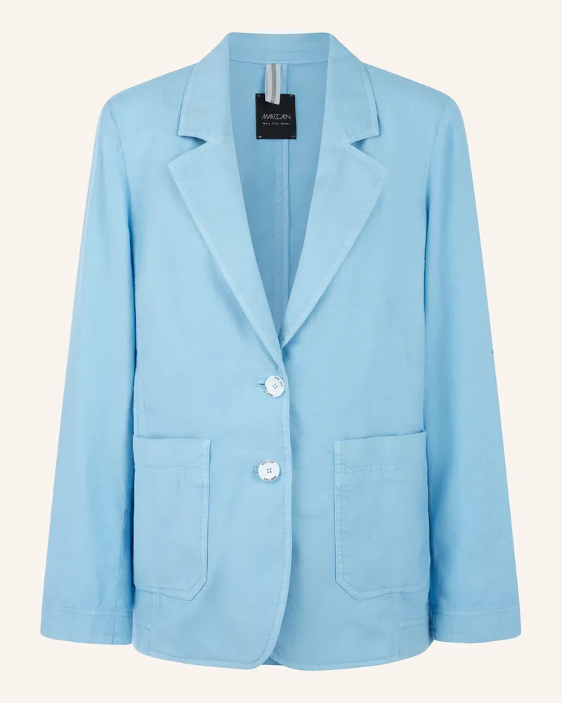 Marc Cain Blazer Mit Leinen blau Hellblau