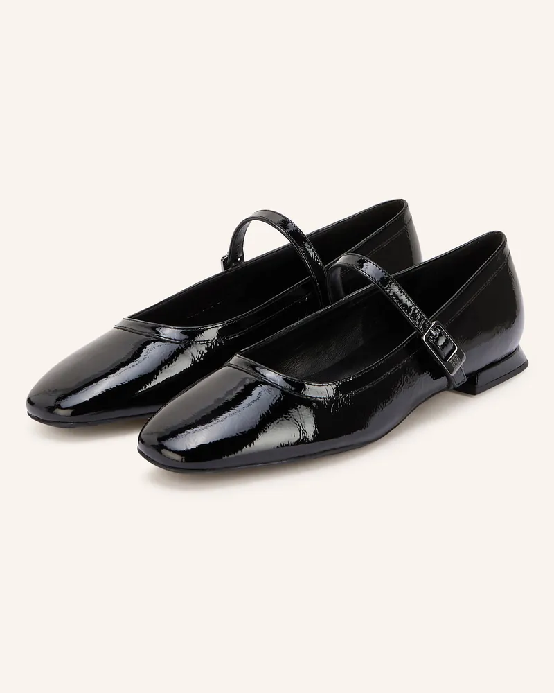 Högl Mary-Jane-Ballerinas Schwarz