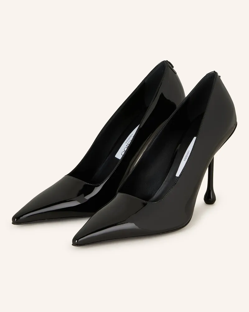 Jimmy Choo Lack-Pumps Ixia 95 schwarz Schwarz