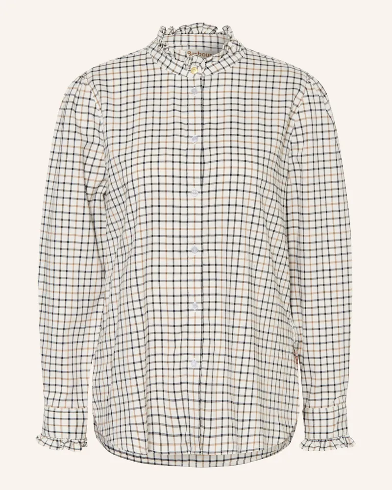 Barbour Bluse Fareham weiss Creme